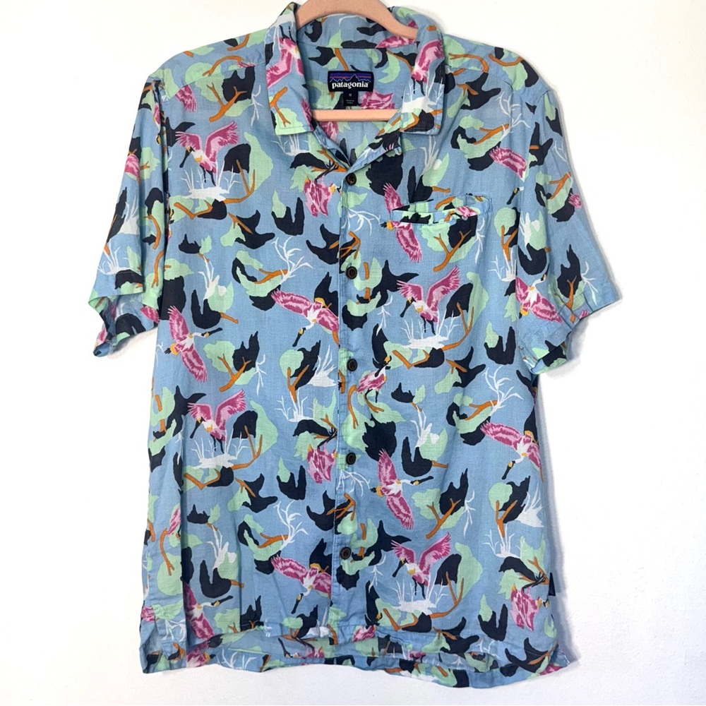 Patagonia Men's Organic Cotton Lightweight A/C Shirt Breezy Breathable  Sz M